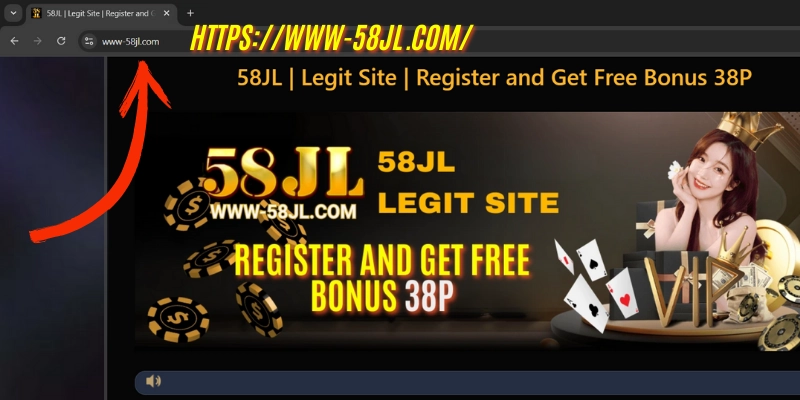 Access the 58JL Website to Play 58JL on Desktop/Laptop