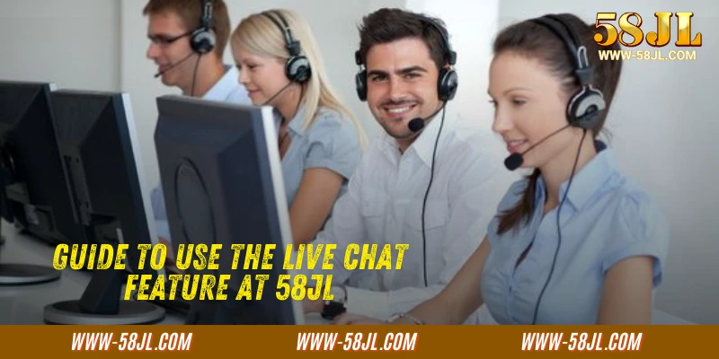 Guide to use live chat feature at 58JL